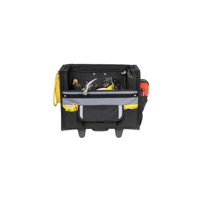 Stanley 1-97-515 Trolley Portautensili Borsa Rigida con Ruote Nylon 600D 25 L 15 Kg colore Nero