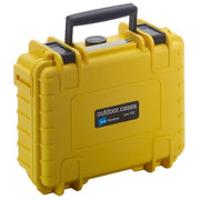 BandW International Type 500 Custodia Rigida per Fotocamere da Esterni con Spugna Sintetica Giallo