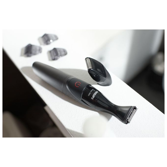 Philips MG1100-16 Multigroom Series 1000 Regolabarba di Precisione DualCut Nero
