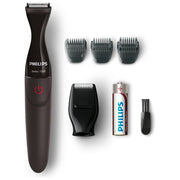 Philips MG1100-16 Multigroom Series 1000 Regolabarba di Precisione DualCut Nero