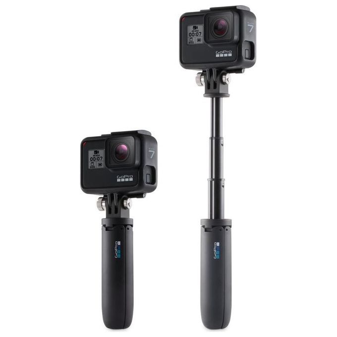 GoPro AFTTM-001 Shorty Mini Asta di Prolunga e Treppiede compatibile con tutte le fotocamere GoPro colore Nero