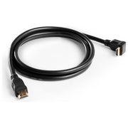Meliconi 497013BA Cavo HDMI Standard con Spina 90Â°, Nero