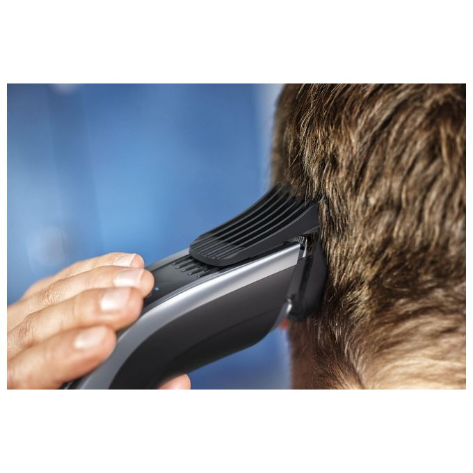 Philips HC9450-15 Hairclipper Series 9000 Regolacapelli Lame in Titanio Display Digitale Autonomia 120 min Grigio