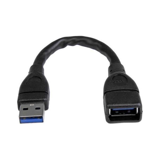 StarTech Cavo prolunga USB 3.0 Tipo A da 15 cm da A ad A M-M