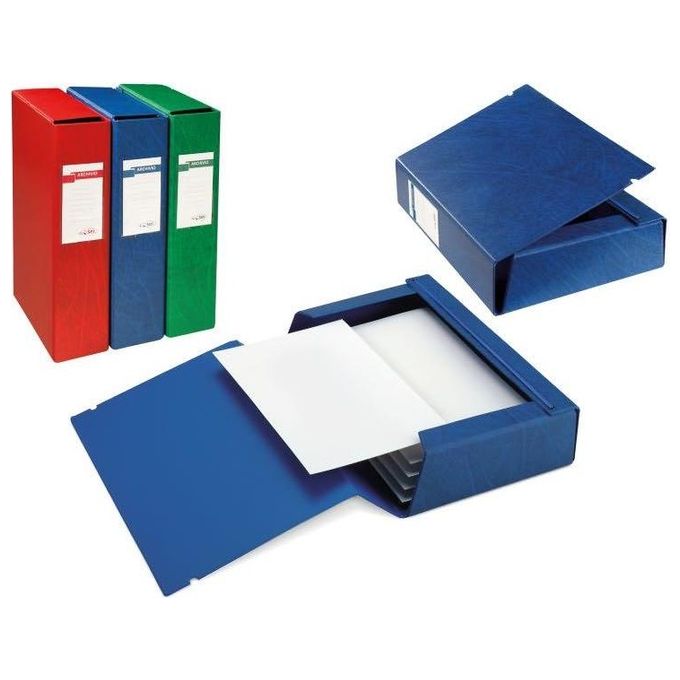 Sei Rota Scatola Archivio Dorso 120mm blu