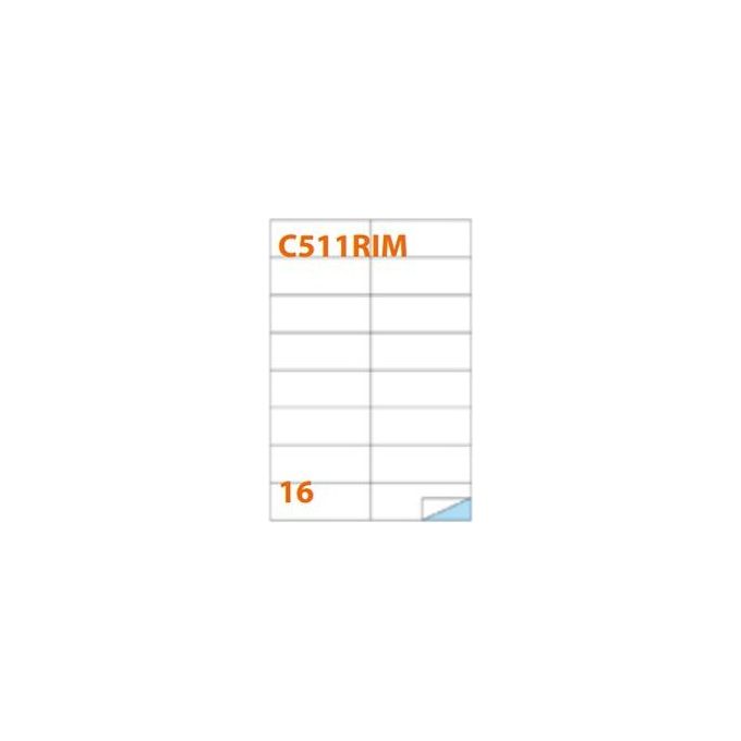 Markin Confezione 1600 Etichette 105x37 rim