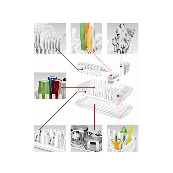 Tescoma Scolapiatti Con Vassoio Clean KIT_