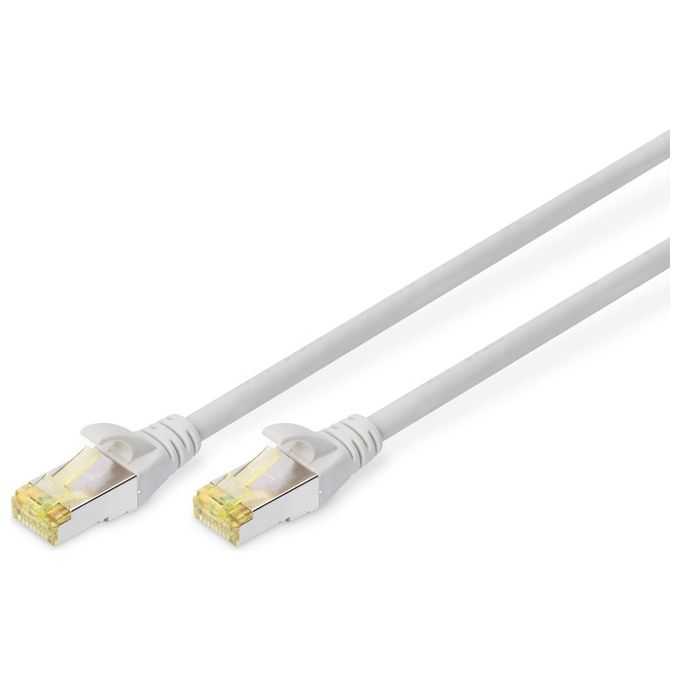 Digitus cavo rete s-ftp cat.6a doppia schermatura lsoh colore grigio mt. 0,5