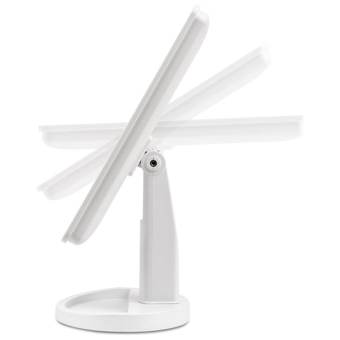 Girmi Specchio per Trucco 16x22cm con Luce Led 1x Batterie e Usb
