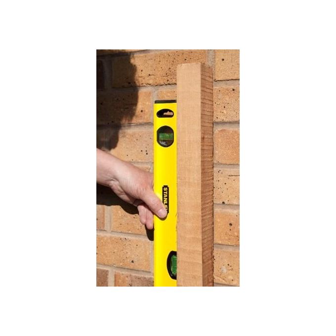 Black and Decker STHT1-43106 Livella lineare 1,2 m in alluminio con tripla bolla precisione ±0,5 mm-m colore Giallo