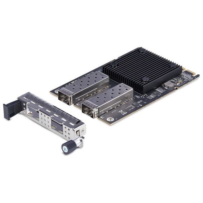 StarTech.com O1210I-NETWORK-CARD Scheda di rete server OCP 3.0 SFP+ a 2 porte con chipset Intel X710-BM2 velocita' 10 Gbps interfaccia Fibra colore Nero