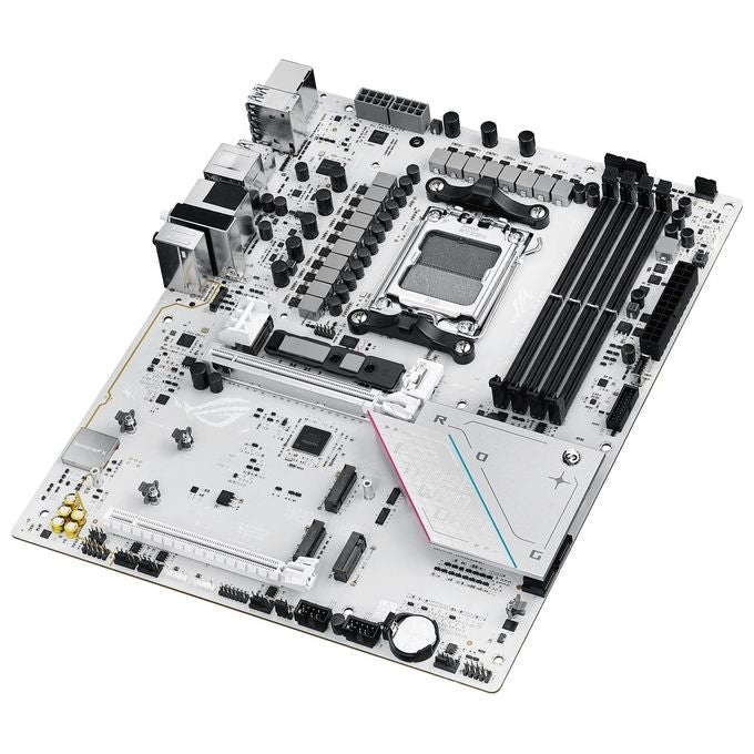 ASUS 90MB1J50-M0AAY0 ROG STRIX B850-A Scheda Madre ATX Socket AM5 DDR5 fino a 8000 MHz Wi-Fi 7 colore Bianco