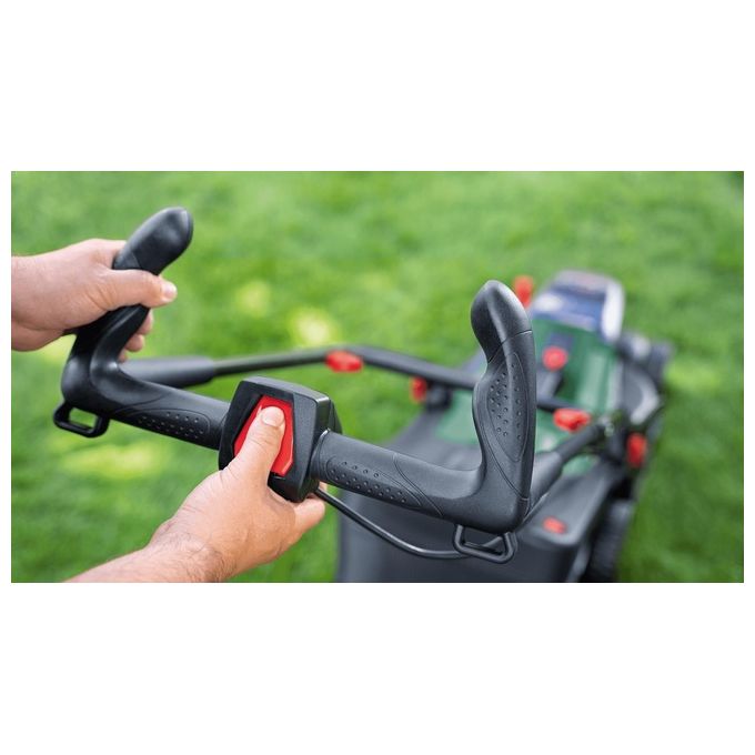 Bosch 06008B9E00 UniversalRotak Tagliaerba a spinta Batteria 2x18V 37 cm 550 m² colore Nero Verde