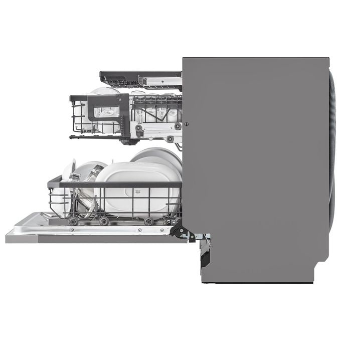 LG DB365TXS QuadWash Lavastoviglie Incasso a Scomparsa Totale 14 coperti Classe B 43 dB TrueSteam Wi-Fi (55x60x82 cm) colore Acciaio Inox