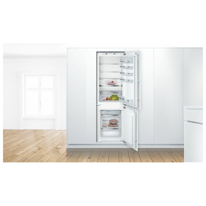 Bosch KIS86AFE0 Serie 6 Frigorifero Combinato da Incasso 266 L 177.2 cm Classe E 36 dB LowFrost FreshSense colore Bianco