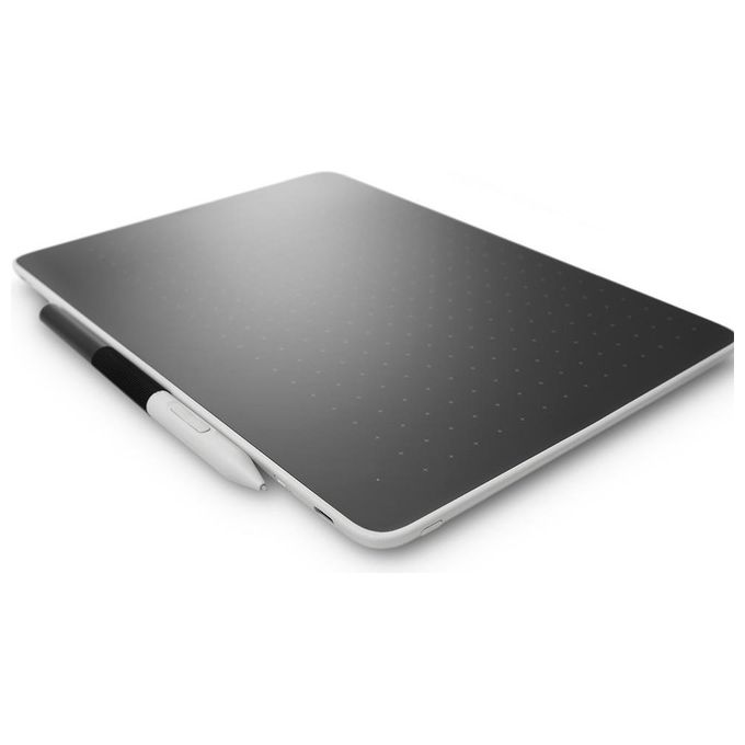 Wacom CTC4110WLW1B One S Tavoletta Grafica Small USB Bluetooth 4096 livelli di pressione 152x95 mm colore Grigio Bianco