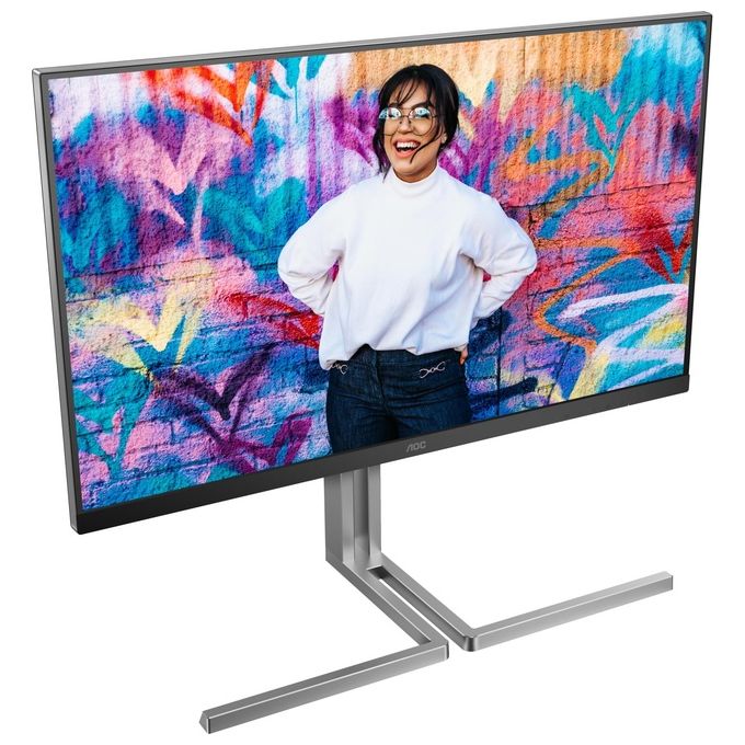 AOC U32U3CV U3 Monitor PC 31.5'' 4K UHD Nano IPS 3840x2160 4ms USB-C Hub 96W VESA Adaptive Sync colore Nero