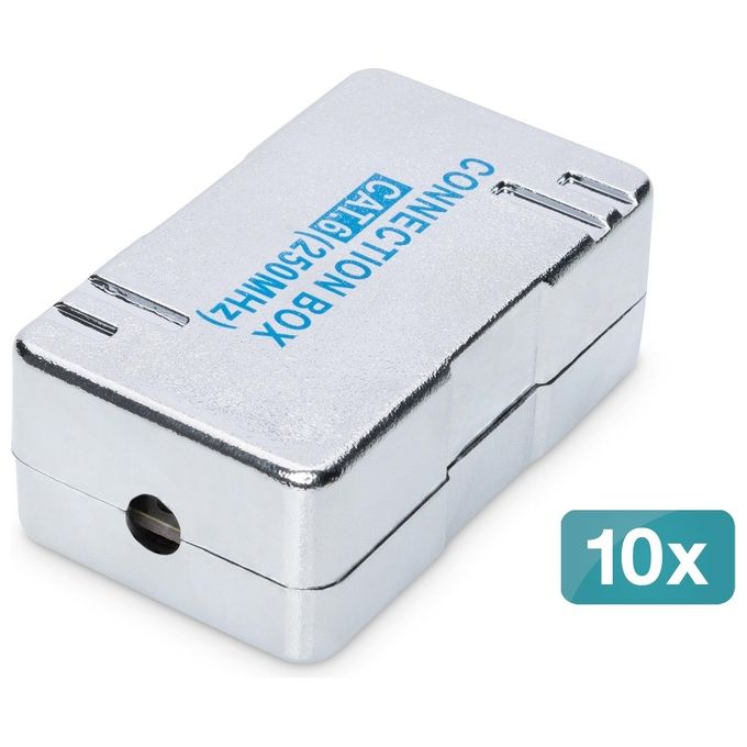 Digitus DN-93903-10 Modulo di Collegamento Cat 6 LSA Schermato per Cavo con Doppini 250 MHz 1 Gbit-s AWG 22-26 10 Pezzi colore Bianco