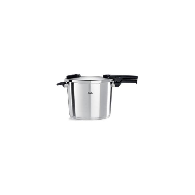 Fissler 4009209401294 Vitaquick Pentola a pressione Acciaio inox 10 L adatta a tutte le fonti di calore incluso coperchio abbinato colore Argento
