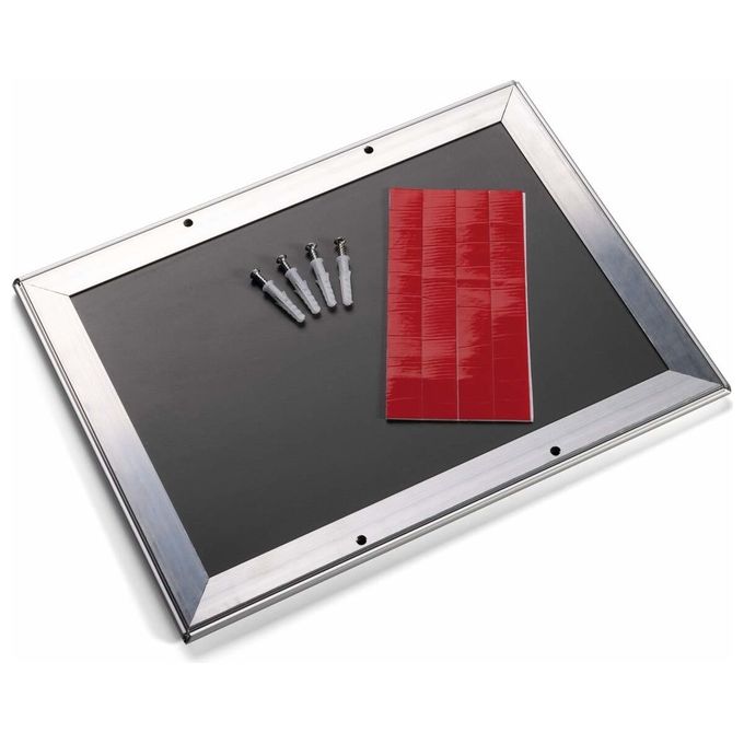 Durable Cornice a Scatto Alluminio A3 Argento