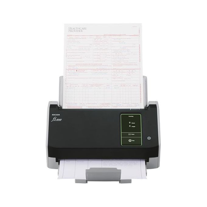 Ricoh 4939761313615 fi-8040 Scanner ADF Duplex 40 ppm 80 ipm Touch Screen 600 x 600 DPI colore Nero Grigio