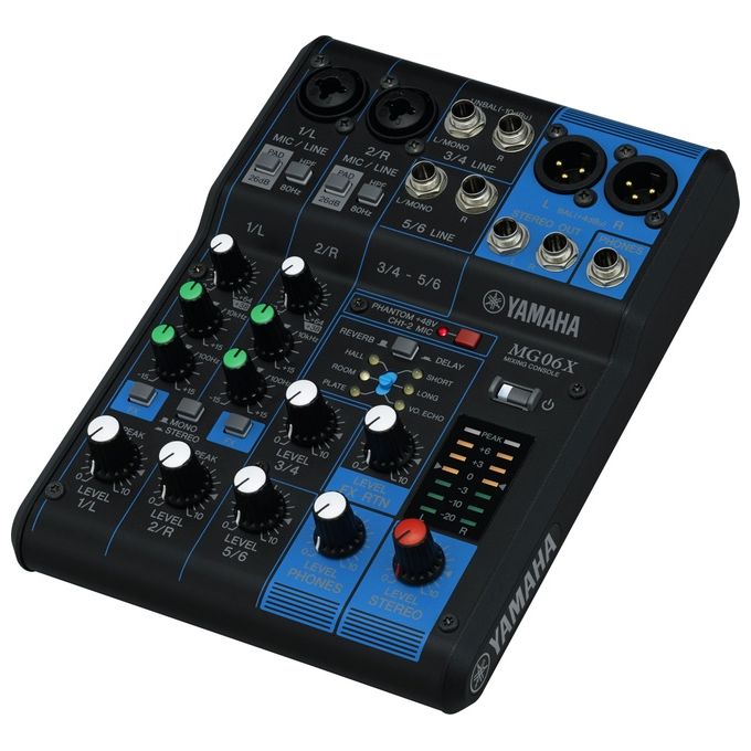 Yamaha MG06X Mixer Professionale con Effetti per Live Karaoke
