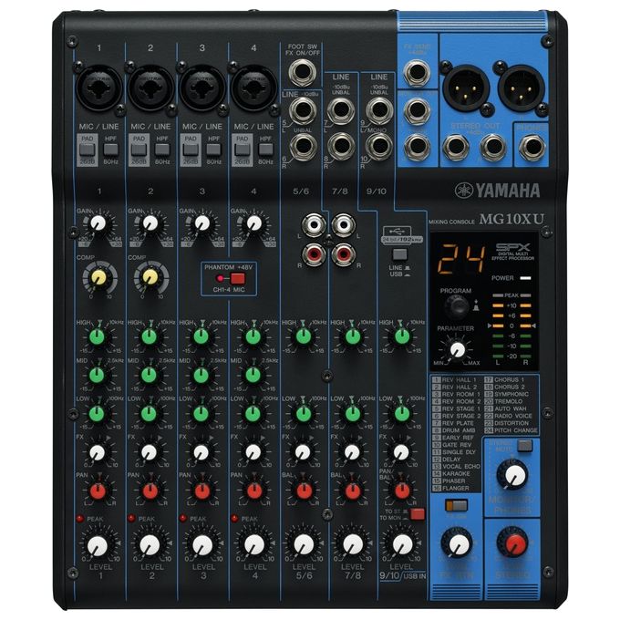 Yamaha MG10XU mixer audio professionale a 10 canali