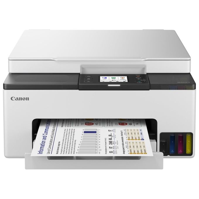 Canon GX1050 MAXIFY Stampante Multifunzione Inkjet A4 600x1200 DPI Wi-Fi Ethernet Display Touch 2.7'' colore Nero Bianco