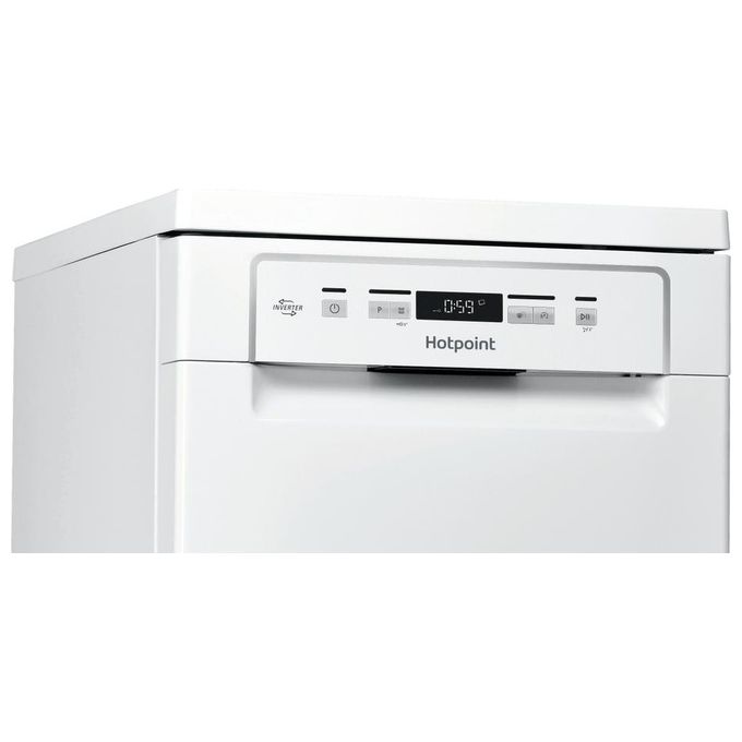 Hotpoint HSFC3T127C Lavastoviglie Slim 10 coperti Classe E 47 dB Inverter (85x45x59 cm) colore Bianco
