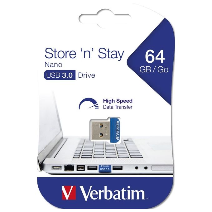 Verbatim Memory usb- 64Gb - nano usb 3.0