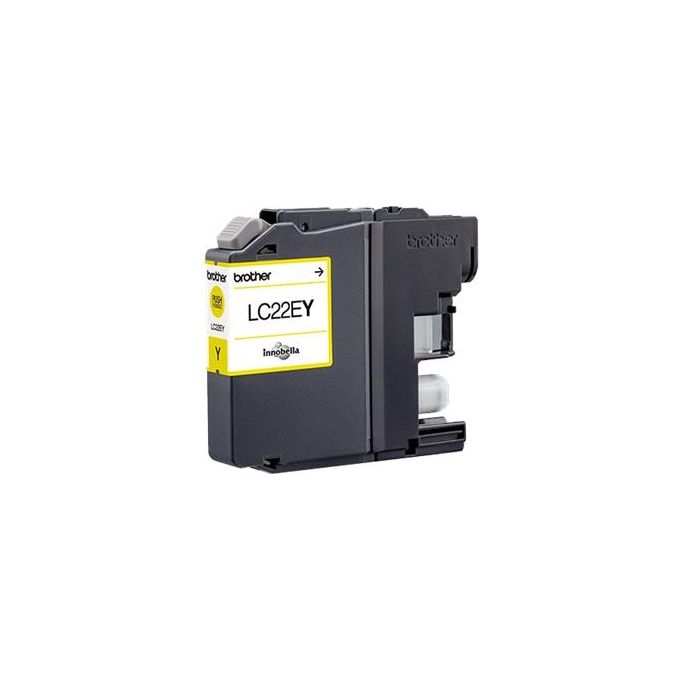 Brother LC-22EY Cartuccia Originale per Mfcj5920, Mfcj6925, Giallo