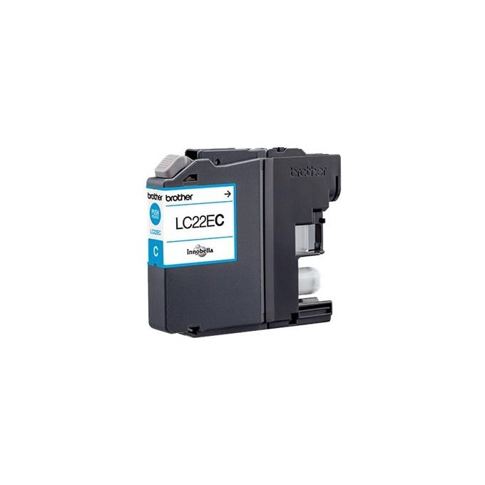 Brother LC-22EC Cartuccia Originale per Mfcj5920, Mfcj6925, Ciano