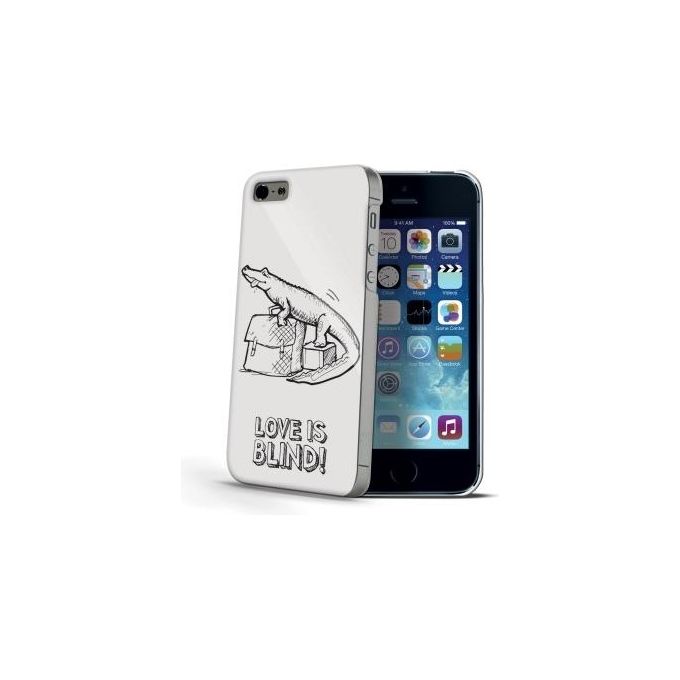 Celly Cover love is Blind iphone 5 Croco