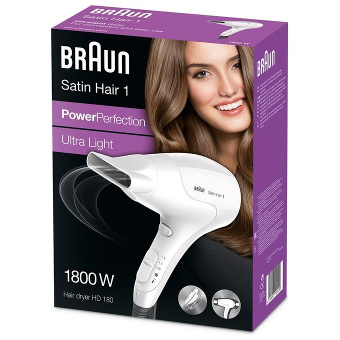 Braun HD 180 Phon Satin Hair 2500 Watt - Tasto aria Fredda