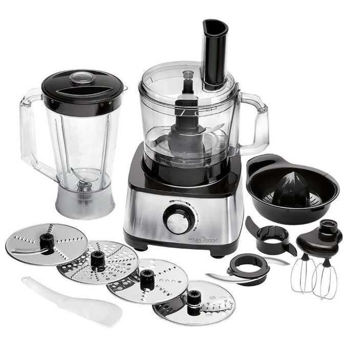 ProfiCook PC-KM 1063 Robot da Cucina 1,75 Litri Nero-Acciaio Inossidabile 1200W