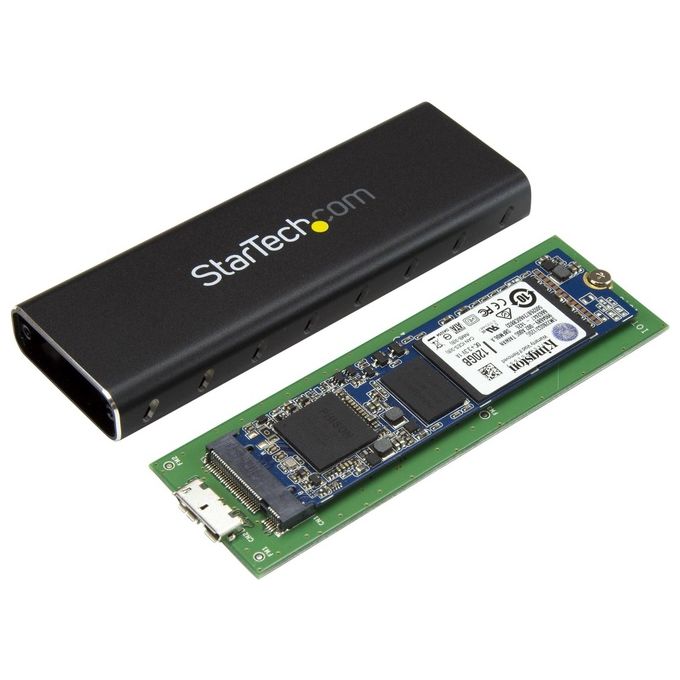 StarTech Box Alloggio USB 3.0 esterno per SSD SATA M.2 Convertitore NGFF di unitÃ  SSD con UASP