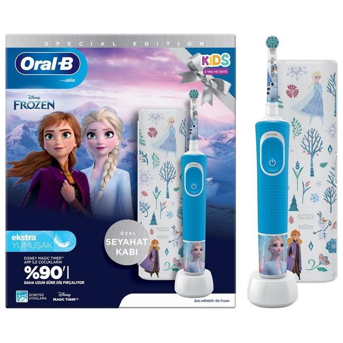 Oral-B 8006540773178 Vitality Pro Spazzolino elettrico Rotante-oscillante 2 modalita' Timer integrato colore Nero Grigio