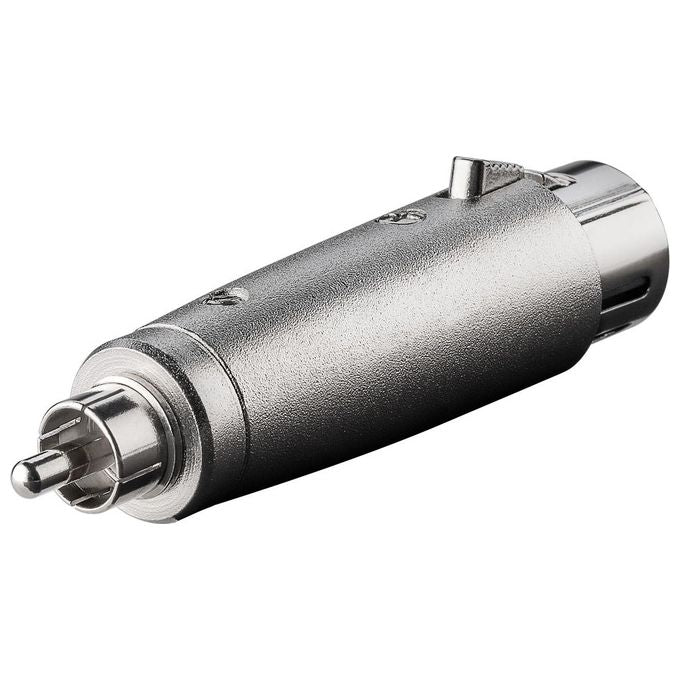 Wentronic Adattatore XLR Femmina 3 Poli RCA Maschio