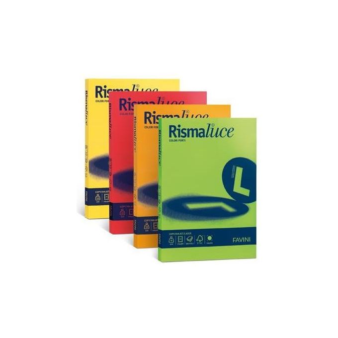Cartotecnica Favini Rismaluce 200gr mix 8colori a3 125f
