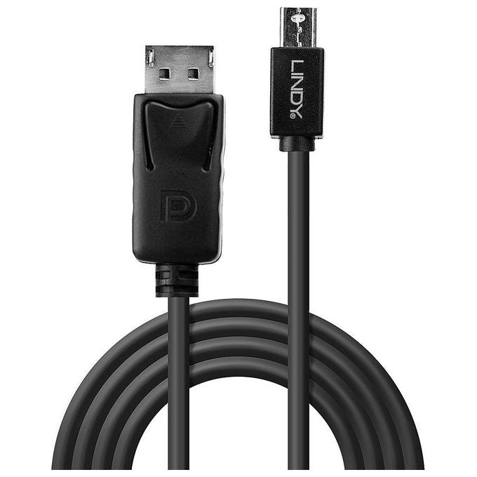 Lindy Cavo Mini DisplayPort a DisplayPort Nero 2mt