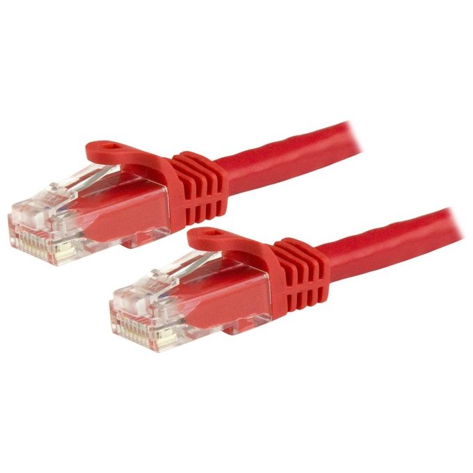 StarTech Cable Cavo Patch Utp Cat6 Rj45 Antigroviglio 1mt Rosso