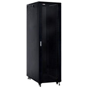 WP Rack WPN-RSB-27610-BS Serie RSB Armadio Rack 27U 600x1000 mm Carico 800 Kg Ruote e Piedi di Livellamento colore Nero