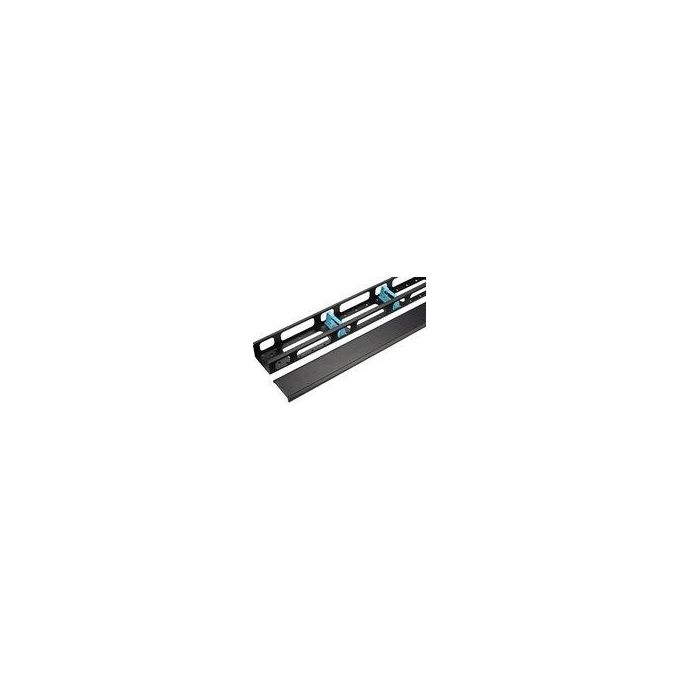 WP RACK and CABLING WPN-ACM-503-B Pannello Guidacavi Verticale 32U per Armadi Rack Serie RNA-RSB Larghezza 800mm con Coperchio Rimovibile colore Nero