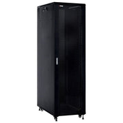 WP Europe WPN-RSB-32810-B Armadio Rack 19 32U 800x1000 mm con Porte Forate e Ruote Nero