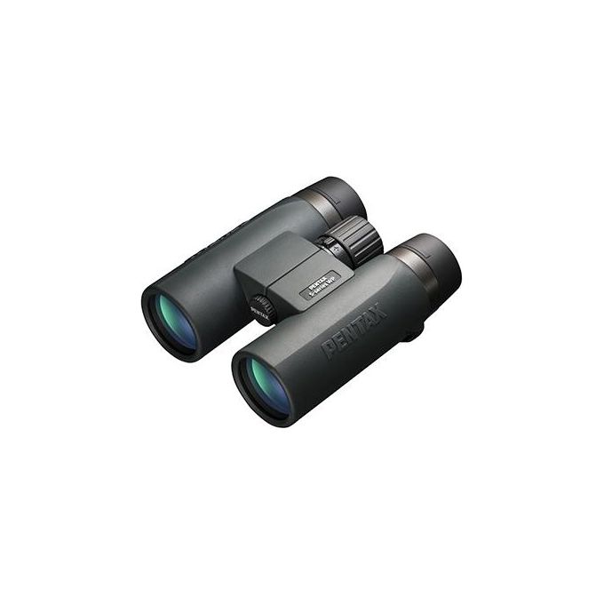 Pentax 62762 SD Binocolo 10x42 Impermeabile con Rivestimento Multistrato e Correzione di Fase colore Nero