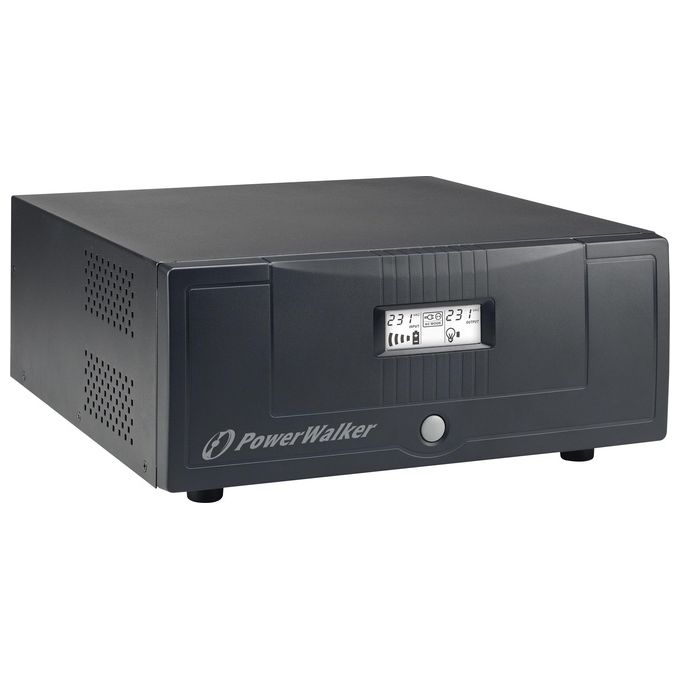 PowerWalker 10120215 Inverter 1200 PSW Inverter 1200VA 840W Onda Sinusoidale Pura 10A 20A colore Nero