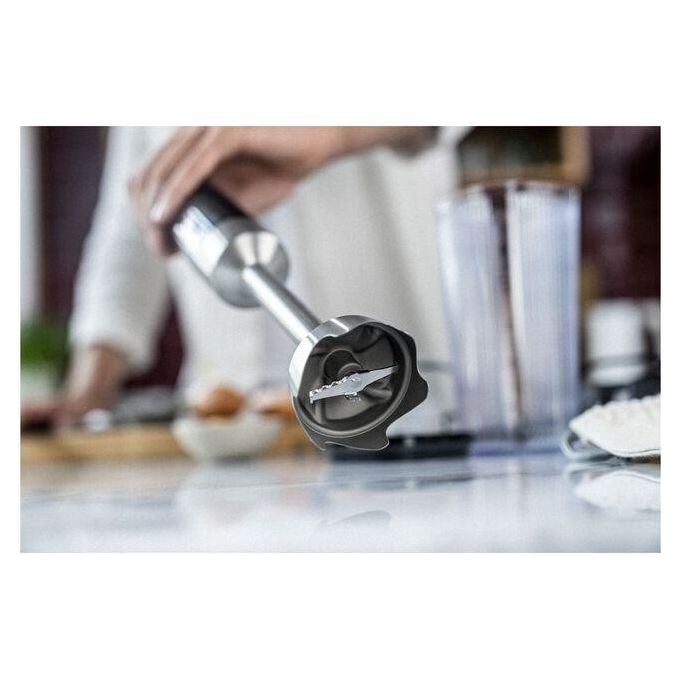 ZWILLING 1021605 Enfinigy Frullatore a immersione 800W 9 velocita' regolabili con funzione pulse Lama alettata Piranha Bicchiere 600 ml BPA-free colore Nero
