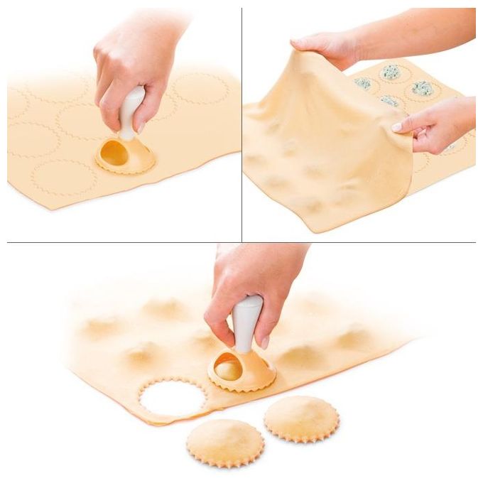 Tescoma Tagliapasta Ravioli 4 Forme Delicia