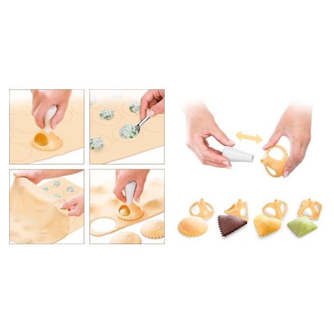 Tescoma Tagliapasta Ravioli 4 Forme Delicia