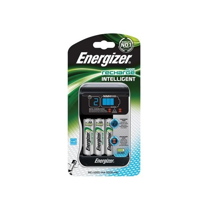 Energizer Recharge Pro 639837 Caricabatterie Intelligente AA AAA LCD Nero